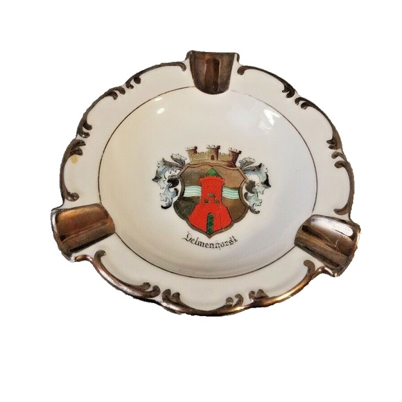 Vintage Ash Tray Keonchoca Bavaria Handgamalt Delmenhorst Castle Ashtray - Picture 1 of 6